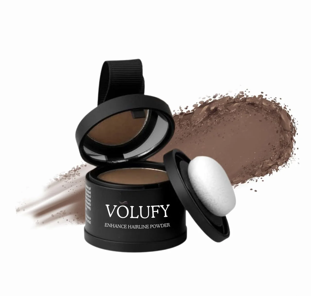 Smooth VOLUFY Auburn Hairline Powder Hair Powder for Women Men Hair Concealer Enhanced