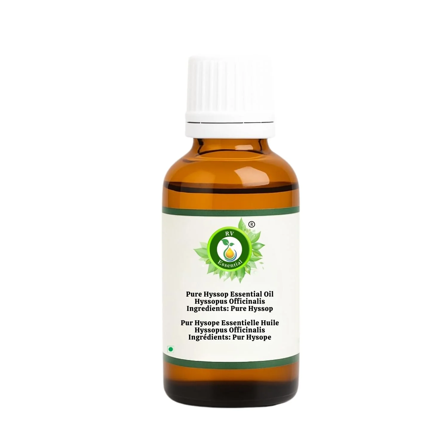 Enhanced R V Essential Pure Hyssop Essential Oil 30ml 1.01oz - Hyssopus Offici Selected