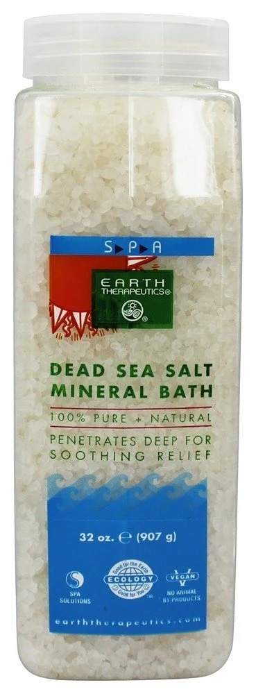 Safe Earth Therapeutics Spa Dead Sea Salt Mineral Bath 32 oz 907 g Pack of 2 Premium