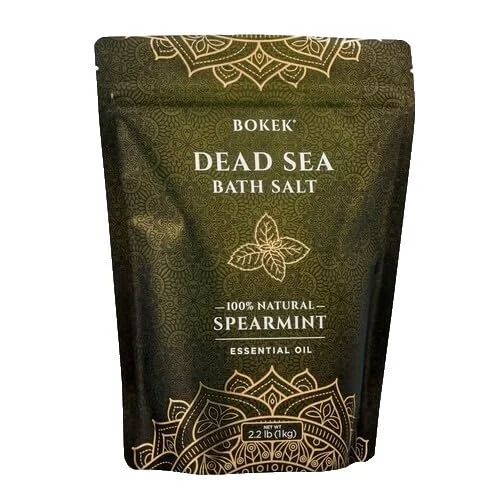 Recyclable Bokek Natural Dead Sea Bath Salt With Spearmint Essential Oil 2.2 Lb High-Performance