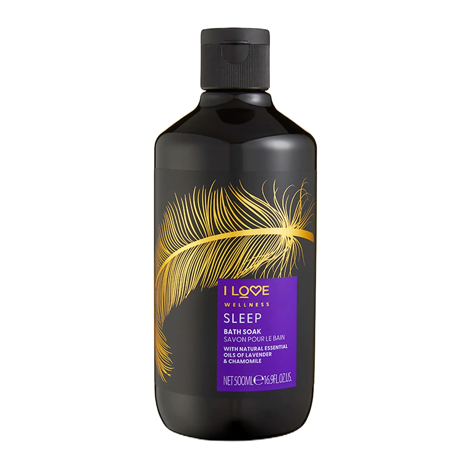 Crafted I LOVE Wellness Bath Salts for Sleep- Chamomile and Lavender Bath Salts - Relaxing Bath Soak with Essential Oils - Vegan and Cruelty - 17.6 oz Consistent