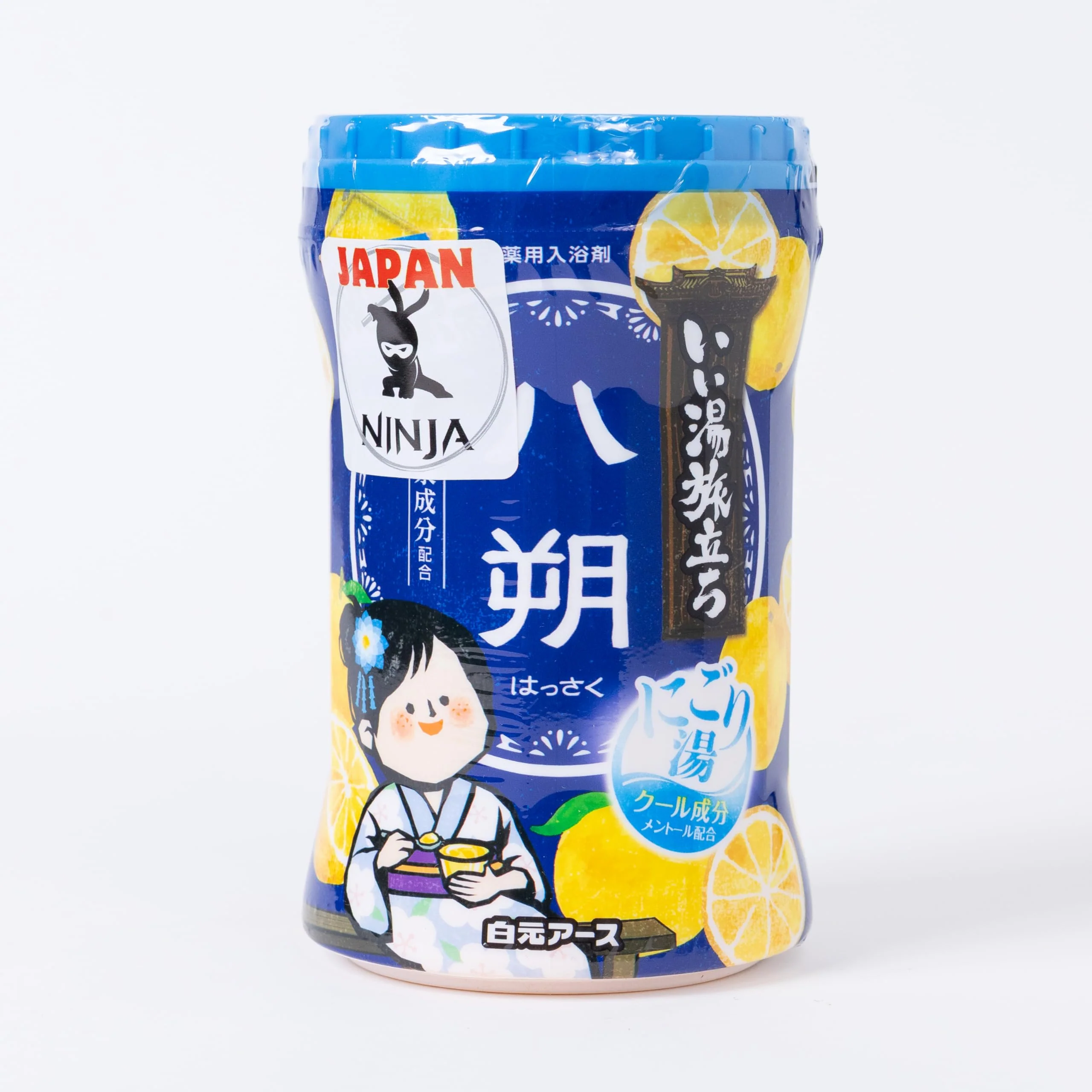 Durable Japanese Hot Spring Bath Salt Onsen Thick Creamy Texture Powder 600g 15 Baths Fragrance of Hassaku Trusted