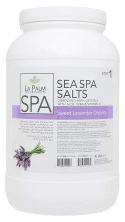 Certified La Palm Sea Spa Salts 1 Gal Sweet Lavender Dreams Prestigious