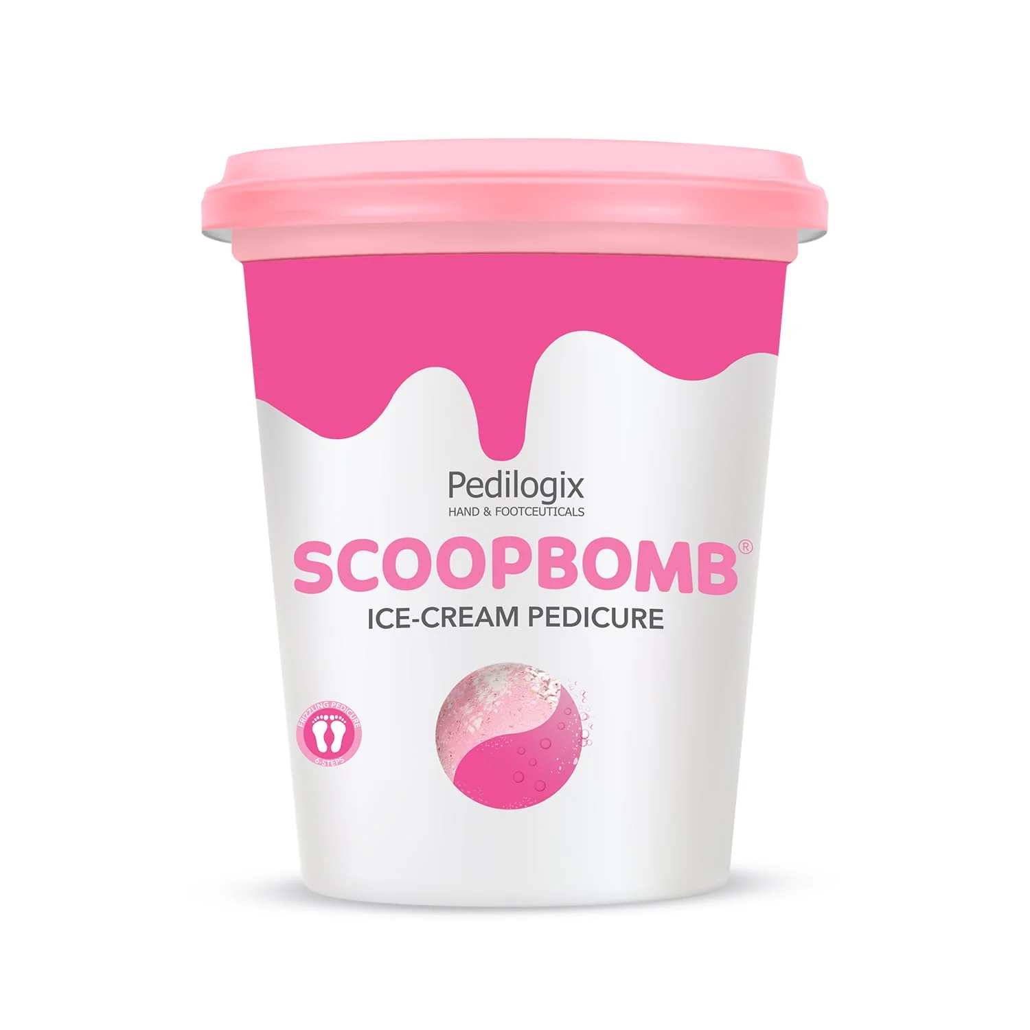 Convenient O3 Pedilogix Scoop Bomb Pedicure with Bath Bomb for Soft Moisturised Feet - 100g 10ml Specialty