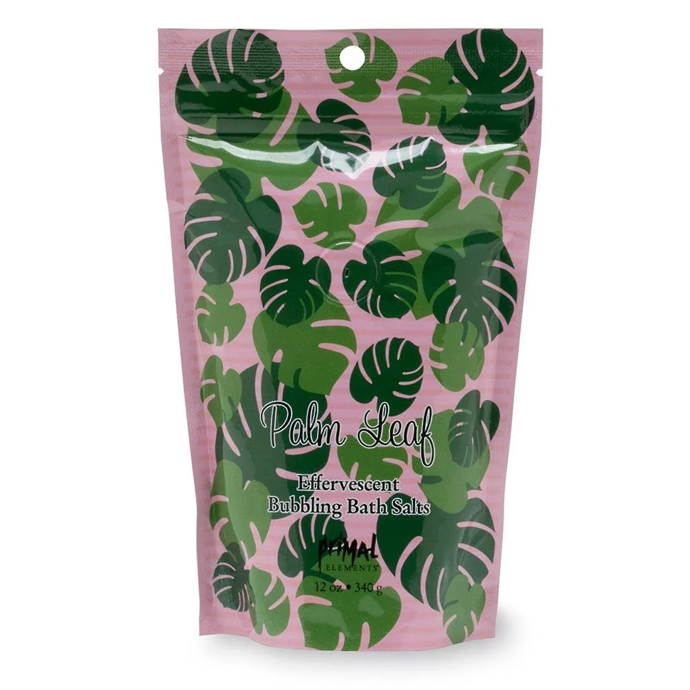 High-Quality Primal Elements Palm Leaf Bubbling Bath Salts 12 Ounce Dependable