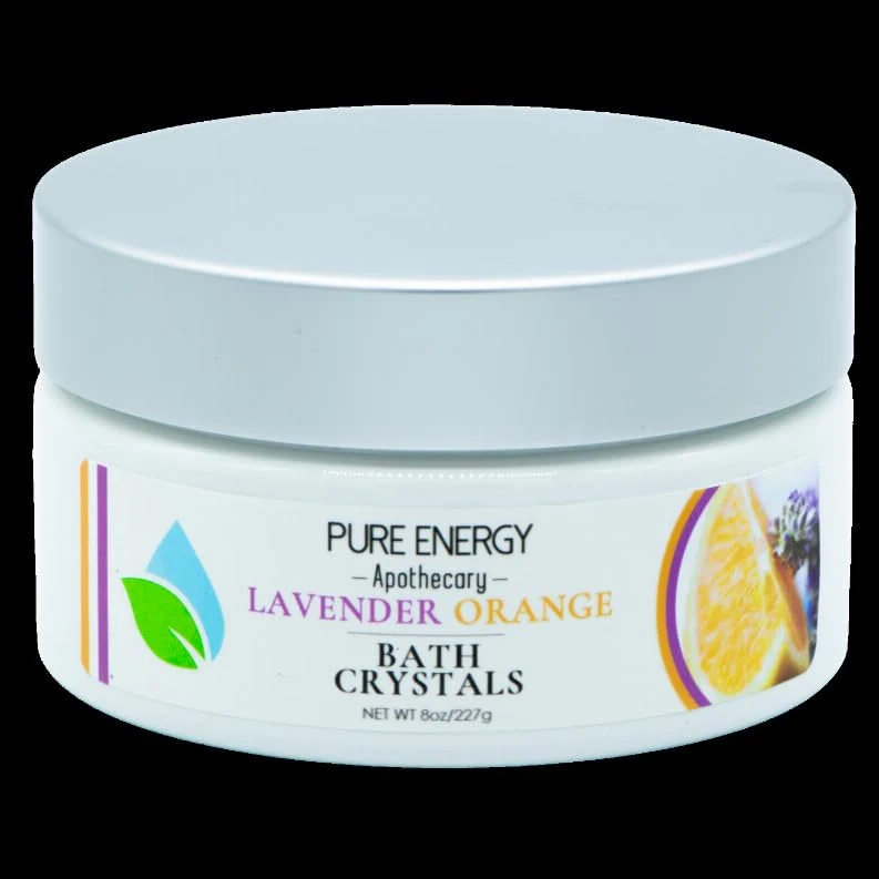 Official Carved Solutions Pure Energy Apothecary Bath Crystals Aromatherapy 8 Ounce Natural