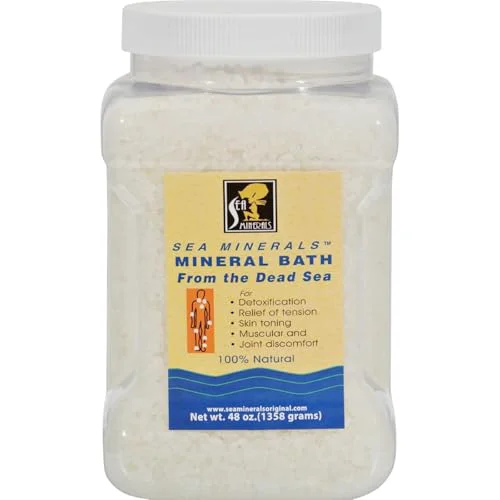 Premium Sea Minerals Mineral Bath From The Dead Sea - 48 oz Eco-Friendly