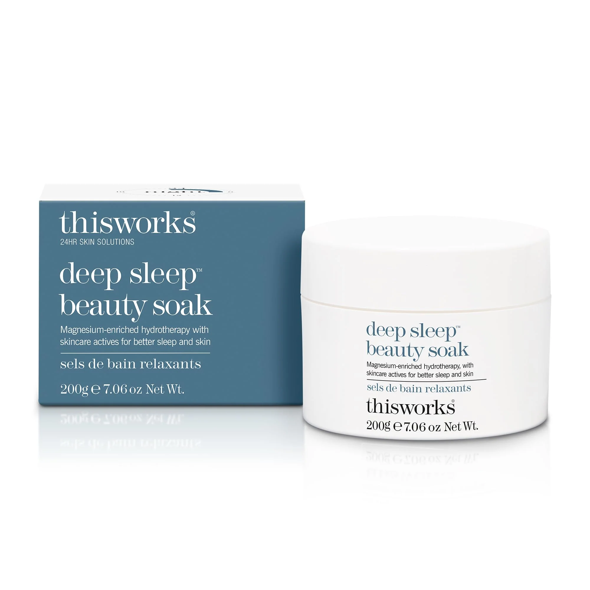 Environmentally Friendly This Works Deep Sleep Beauty Bath Soak 200g - Luxury Bath Salts with Muscle Soothing Minerals Magnesium and Zinc with Vitamin E for Brighter Skin Carefully Designed