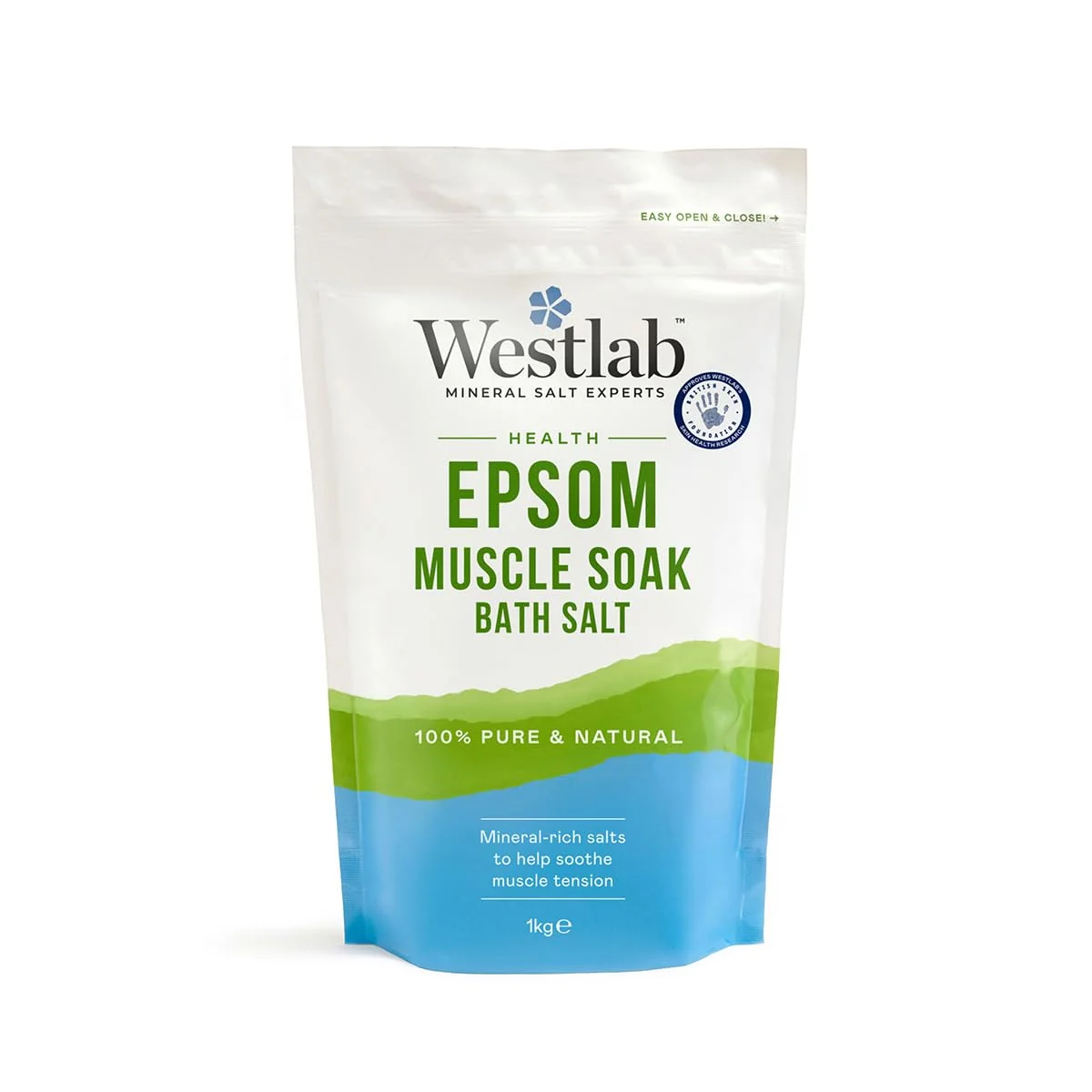 Contemporary Westlab Reviving Epsom Salt 1 kg Quality