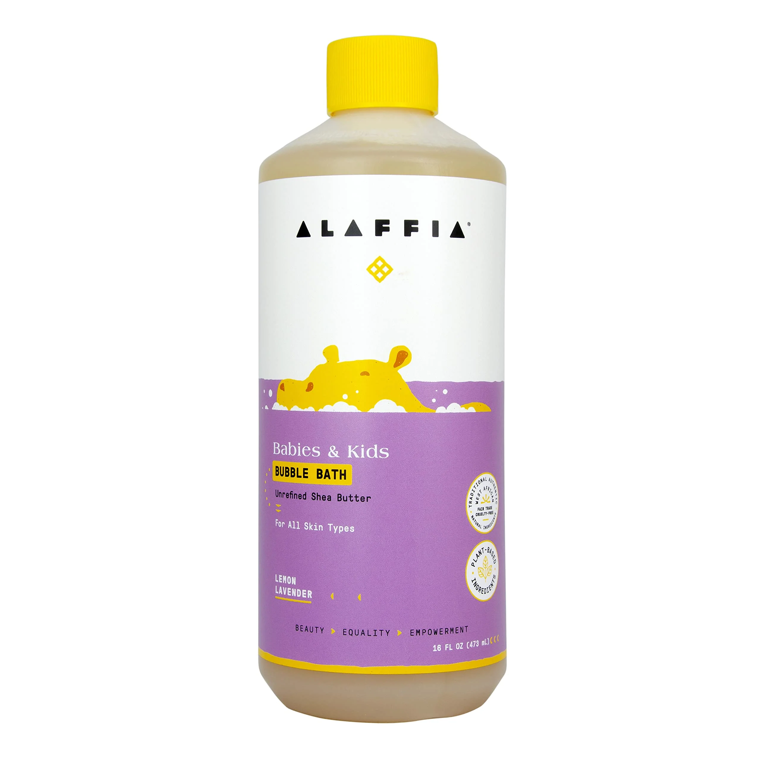 Healthy Alaffia Babies and Kids Bubble Bath Gentle Bath Essentials for Delicate Skin Plant-Based Formula that is Paraben Sulfate- Vegan Calming Top-Quality