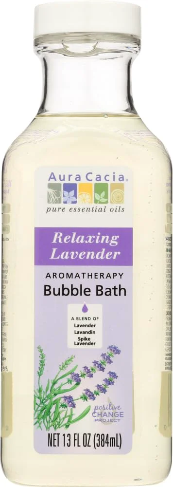 Specialty Aura Cacia Bubble Bath Lavender Relaxing 13 Oz Pack of 1 Luxury