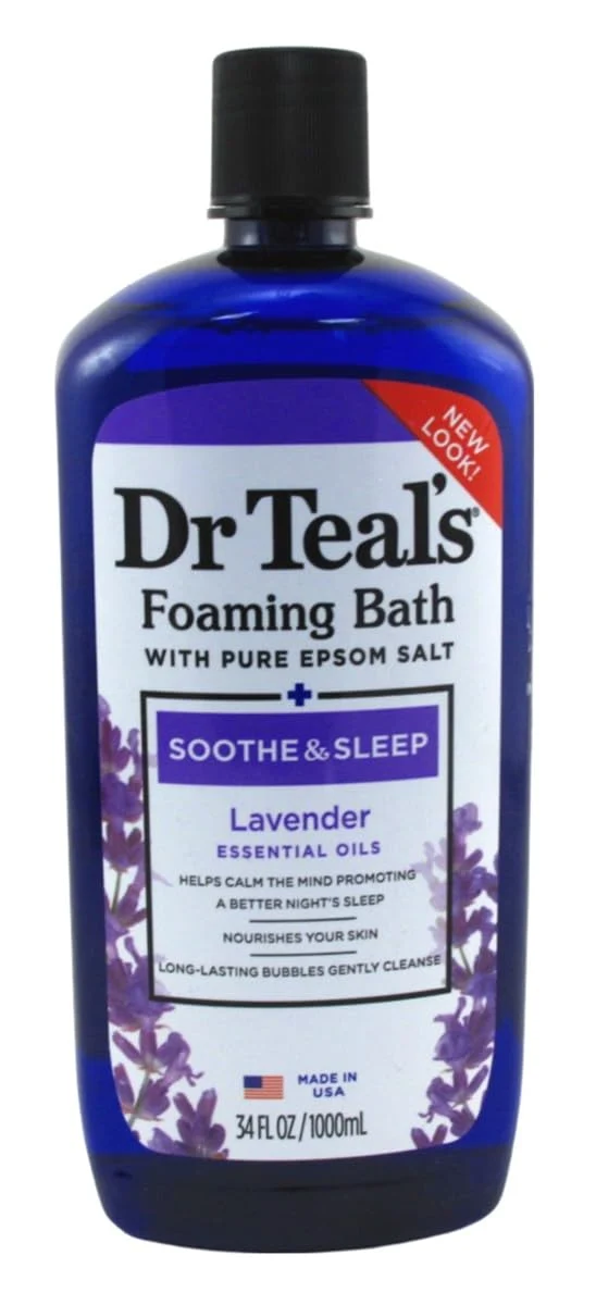 Fast Dr. Teal's Foaming Bath Lavender 34 Fluid Ounce Pack of 2 Smooth