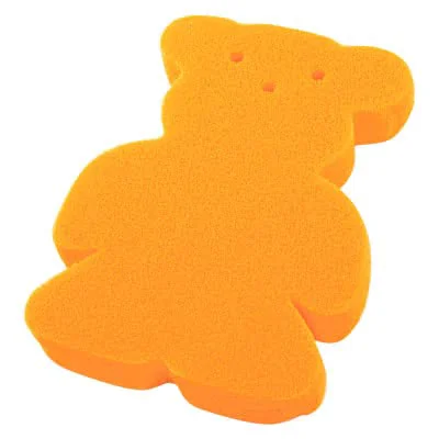 Green Ruilogod Child Cute Sponge Bear Shaped Bath Scrubber Shower Puff Orange id ee4 024 2e2 93c 30f Specialty