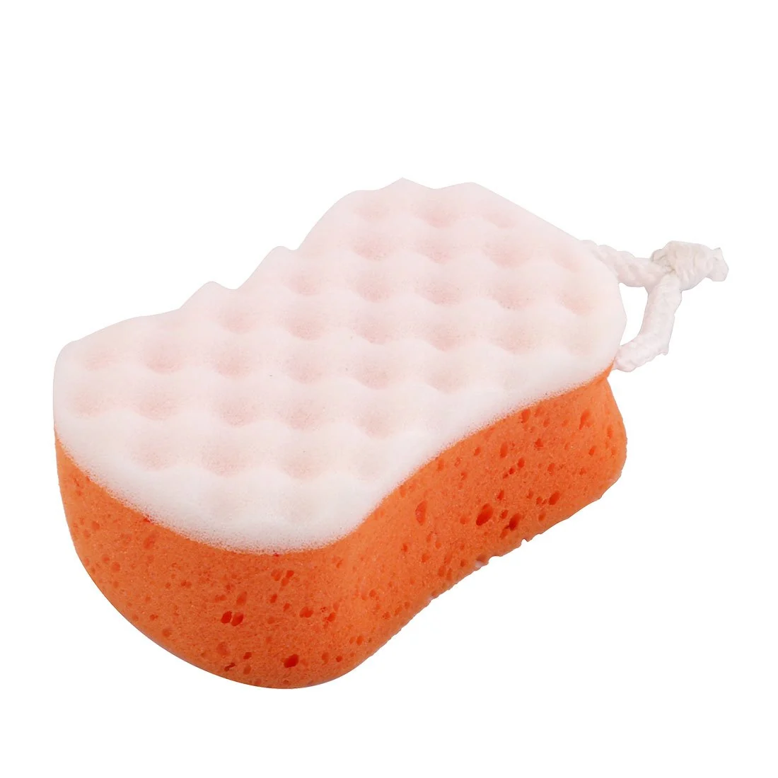 Genuine Ruilogod Dorm Bathroom Bath Sponge Body Cleaning Washing Shower Pouf Scrubber Orange id 682 13a f60 f5d 3ee Optimized