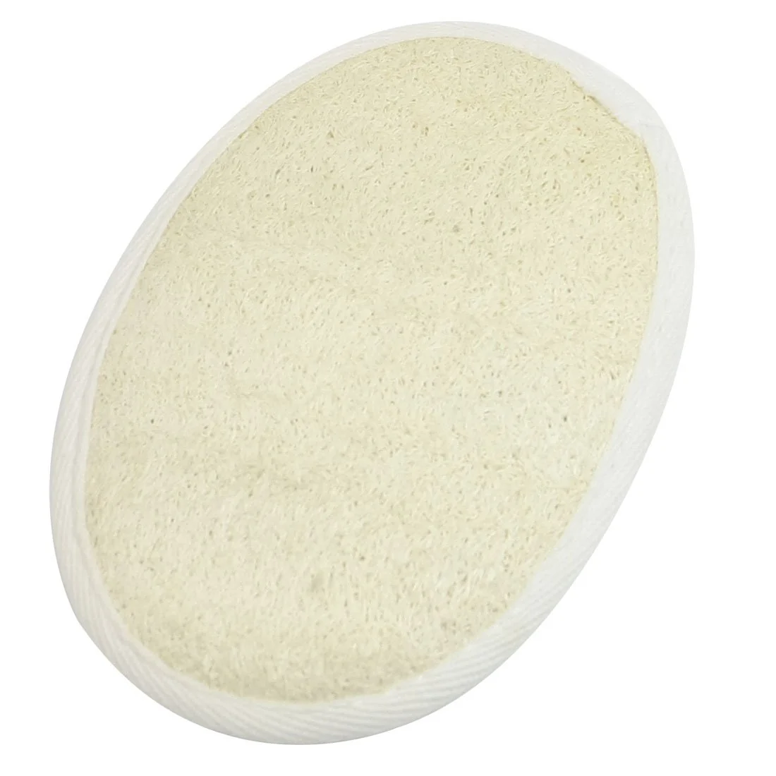Elite Ruilogod Oval Shaped Bath Scrubber Shower Puff Beige White id 447 8be BFD c84 534 Unique