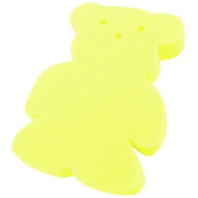 High-Quality Ruilogod Child Cute Yellow Sponge Bear Shaped Bath Scrubber Shower Puff id 0a4 4f7 3ed 7de ea6 Professional