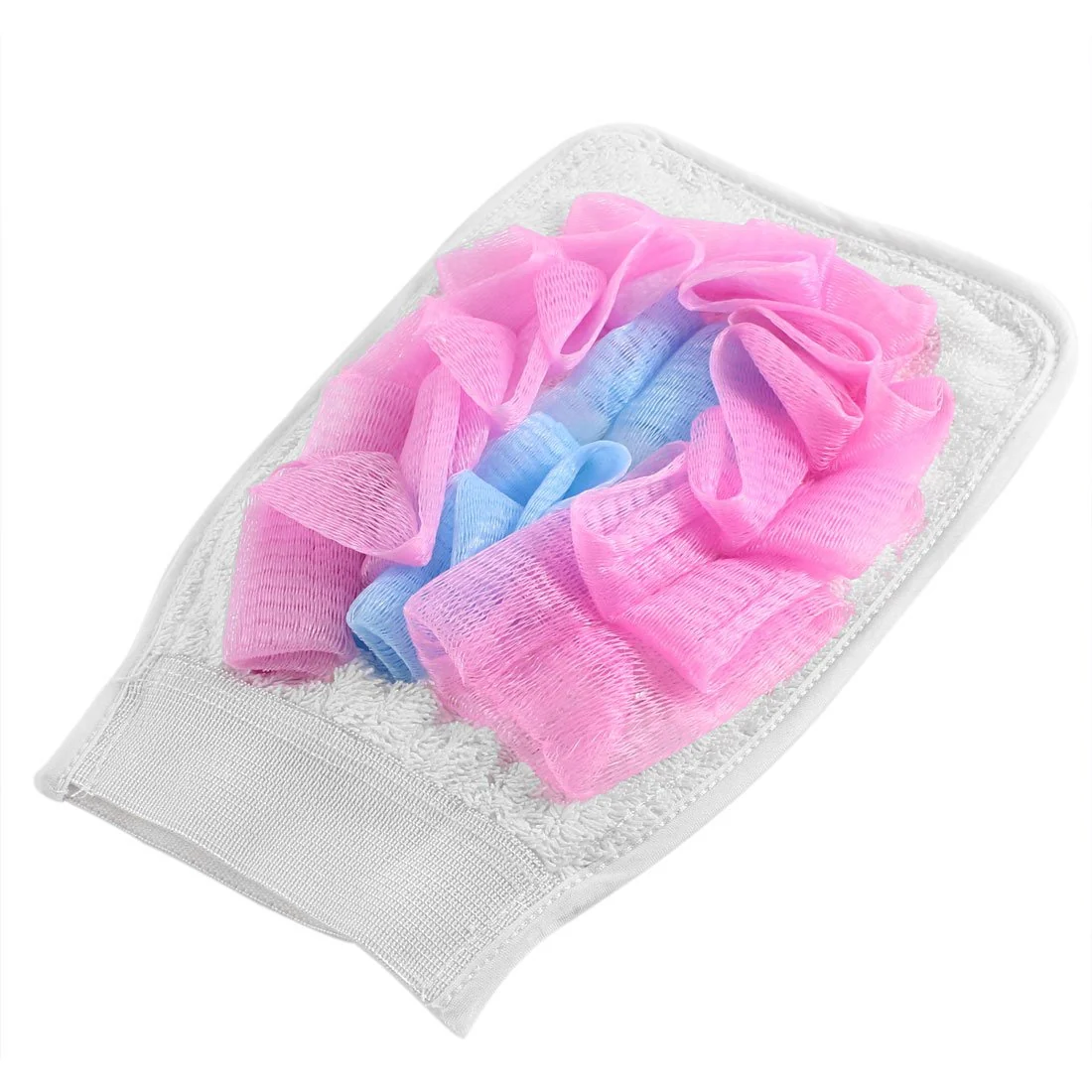 Environmentally Friendly Ruilogod Mesh Pouf Nylon Dual Side Exfoliating Shower Bath Glove Cleaner Pink id 406 574 f98 bb1 34a World-Class