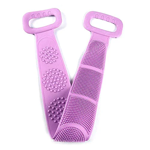 High-Quality zxb-shop Exfoliating Towel for Body Bath Hand Washer Bath Towel Bath Belt Body Exfoliating Massage For Shower Body Cleaning Bathroom Shower Tape Solid