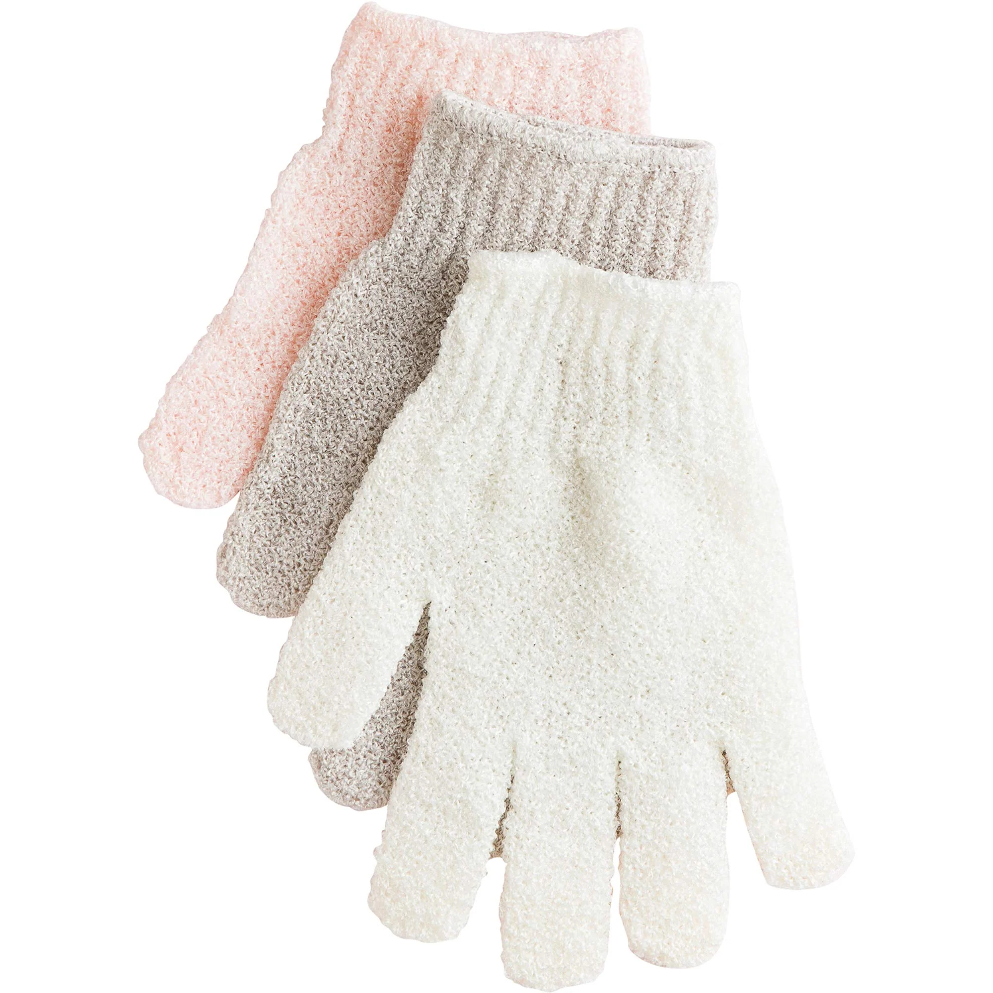 Original Design Urbana Exfoliating Gloves for Shower Bath and Cleansing - Assorted Colors 1 Pair Refined