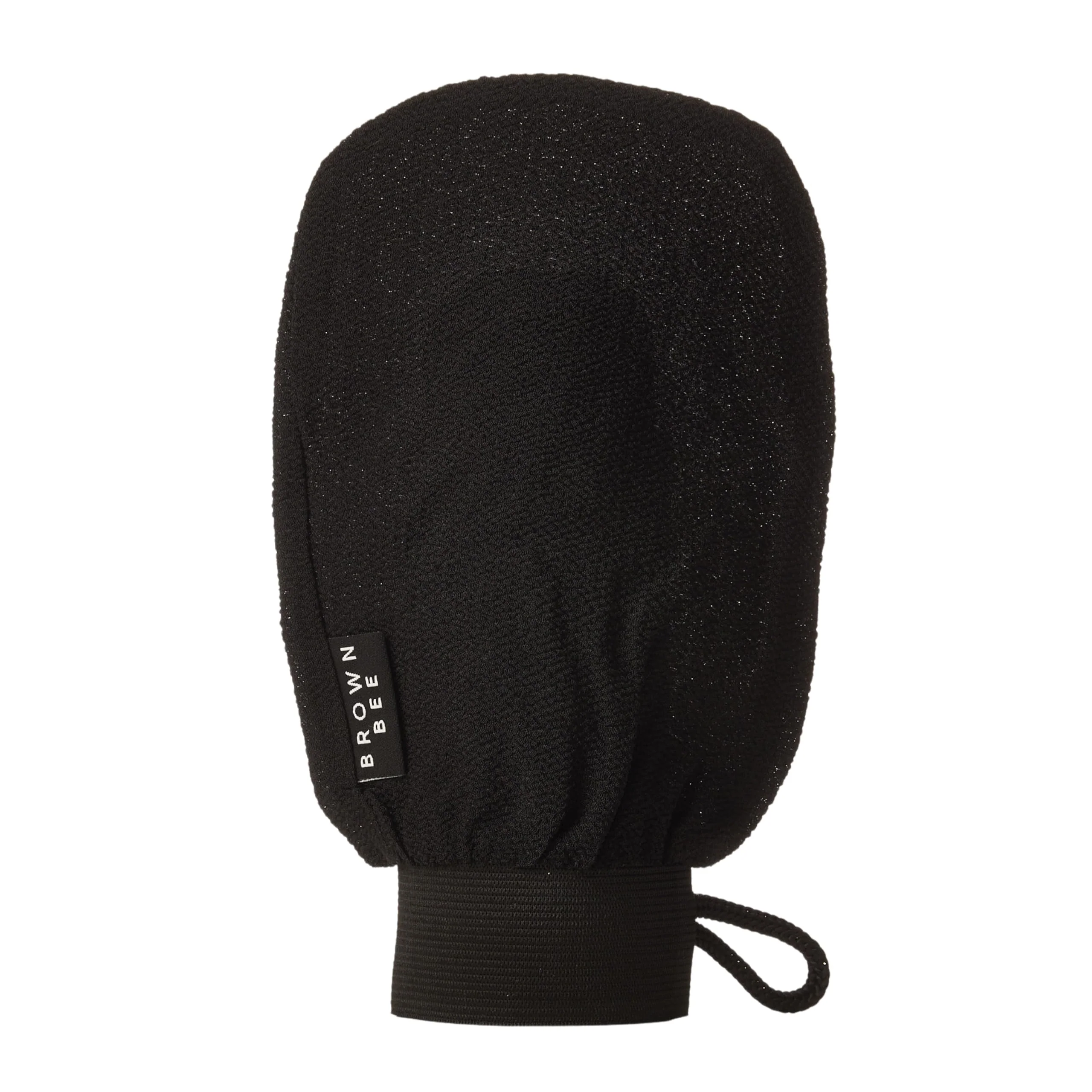 Carefully Designed Brown Bee Exfoliating Mitt - Reusable Body Exfoliator Glove for Smooth Skin Tanning Prep Build-Up Removal All Skin Types User-Friendly
