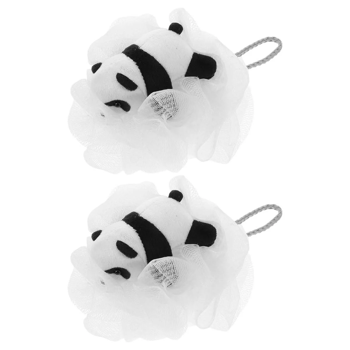 Reliable Cabilock 2pcs Cartoon Panda Bath Loofah Body Scrubber Exfoliating Mesh Sponge and Bathing Advanced
