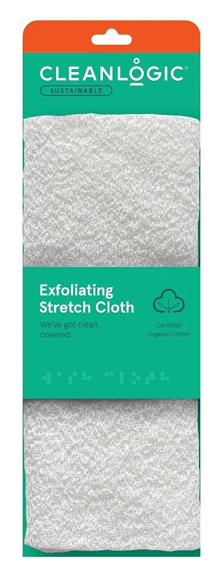 World-Class Clean Logic Exfoliating Stretch Cloth Pack of 6 Organic