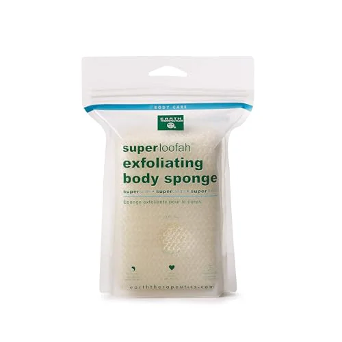 Elegant Earth Therapeutics Super Loofah Exfoliating Body Sponge Rectangular Exceptional