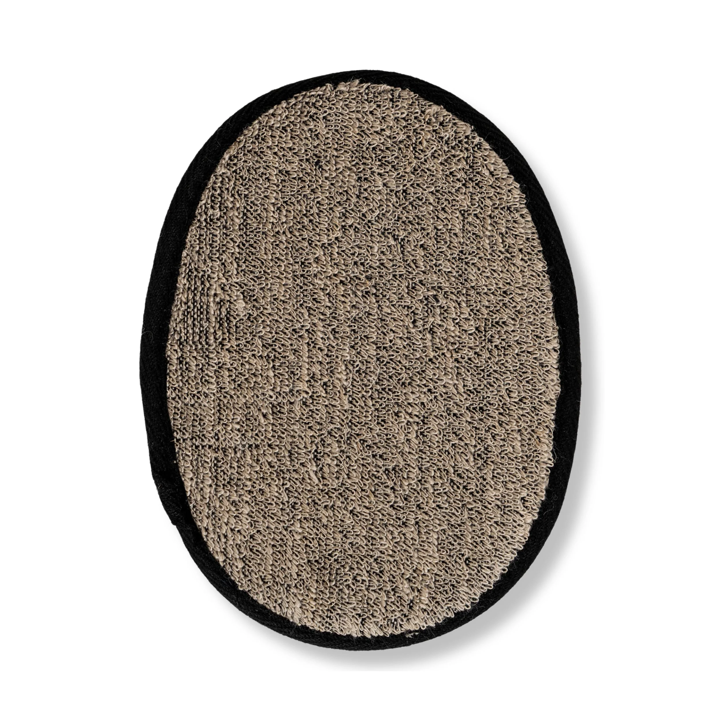 Comfortable Eco Bath London Natural Sisal Hemp Bath Pad Black - Luxury Exfoliating Body Scrubber for Face and Body Biodegradable Shower Sponge for Women and Men Original