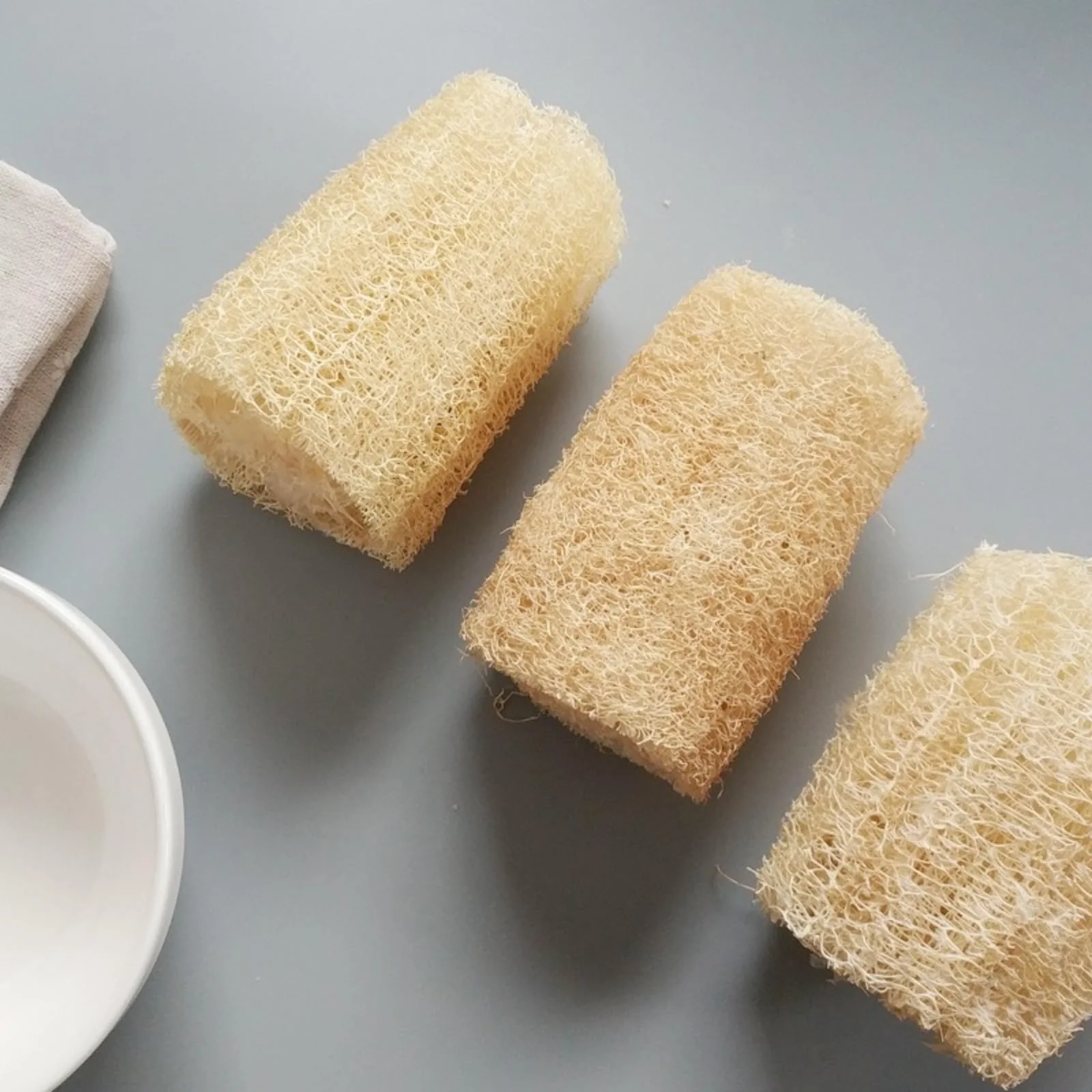 Outstanding Natural loofah Skin Brush Dish Smooth