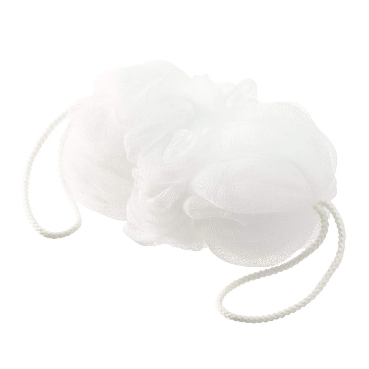 Durable MUJI Body Scrubber Washing Towel Stretchable Body net Total Length About 50 cm Natural