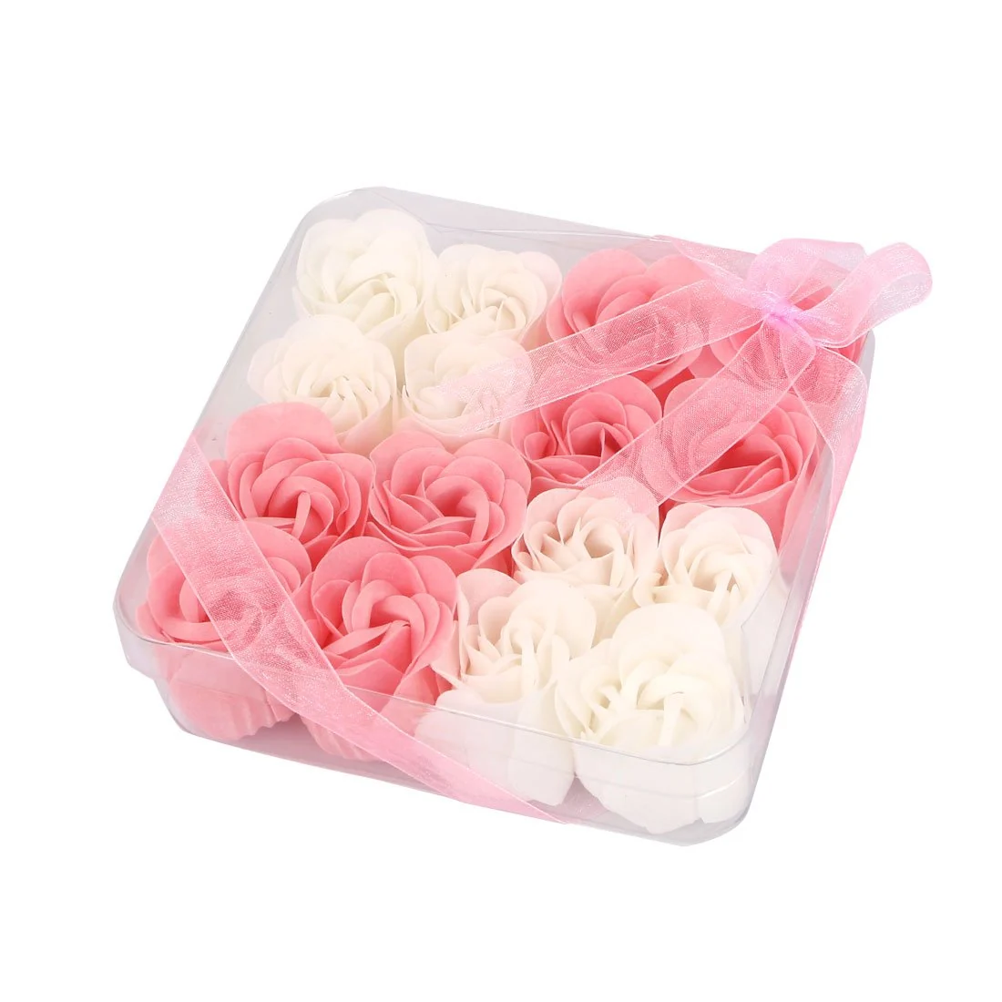 Environmentally Friendly Ruilogod Bath Petals 16 Pcs Pink White Rose Scented id 583 080 7d1 4de 999 High-End