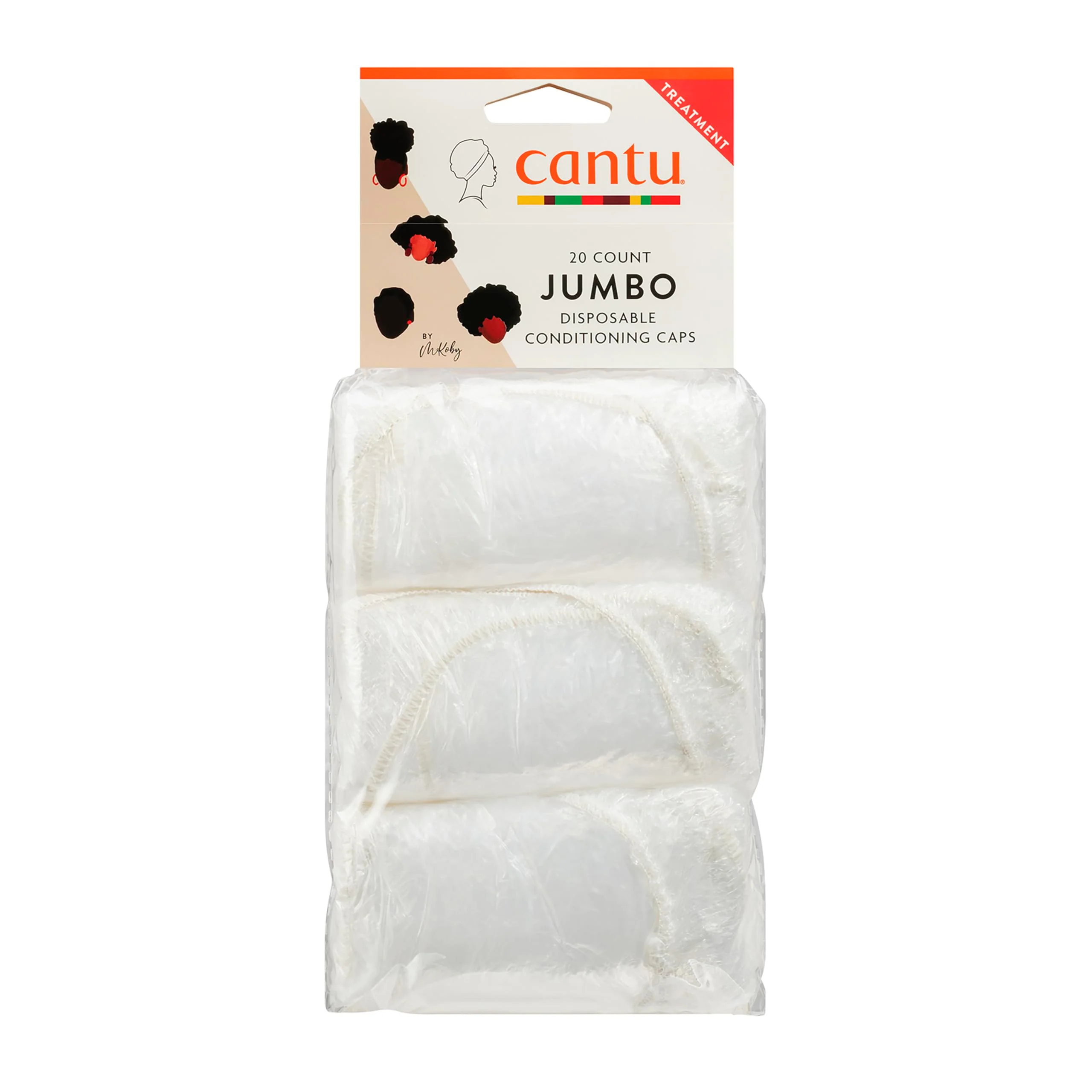 Innovative 20ct Jumbo Disposable Conditioning Caps by Cantu Fine Crafted