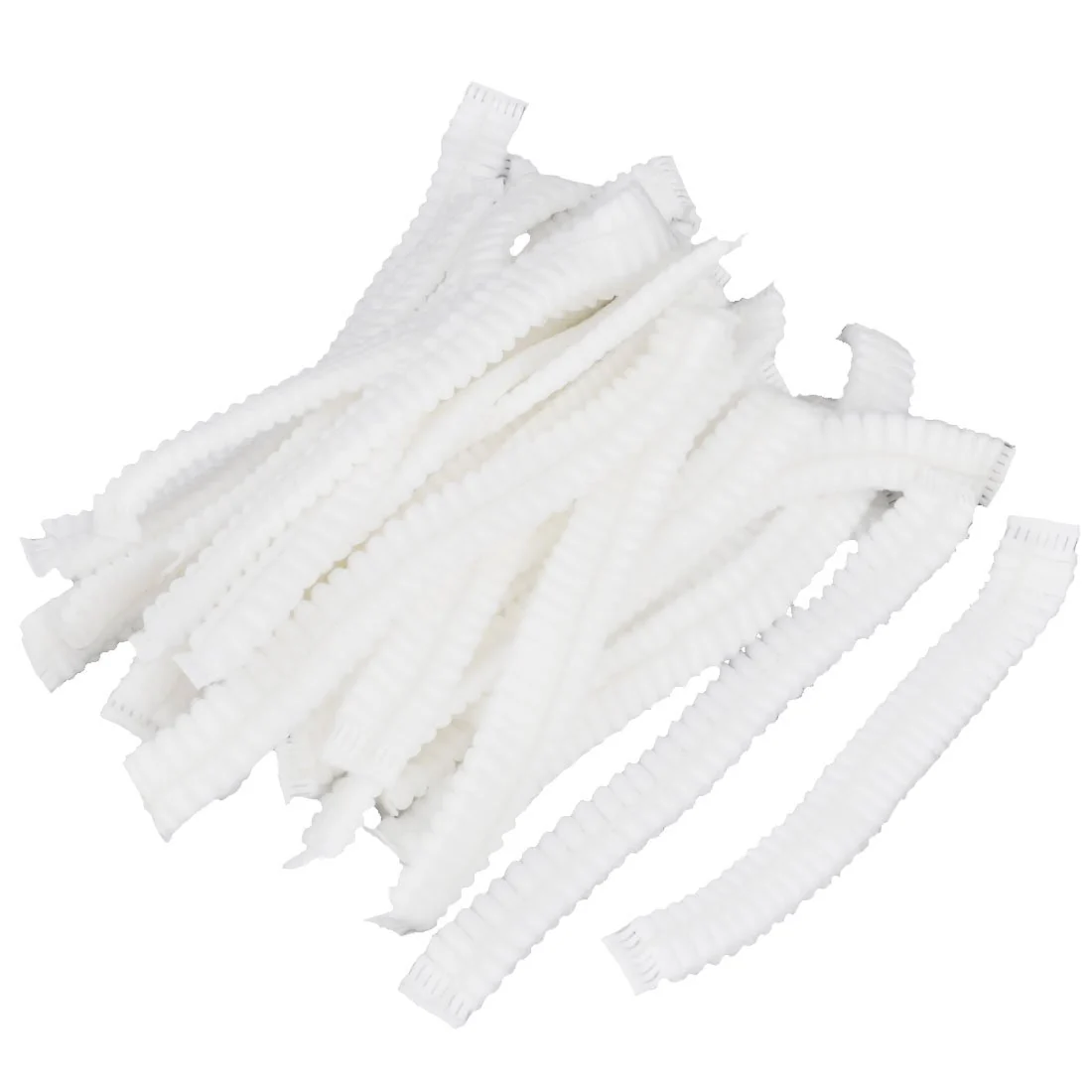 Functional Ruilogod Non-woven Stretchy Disposable Bath Hair Shower Cap 100PCS White id b3b 56a 62e 69d db8 Verified