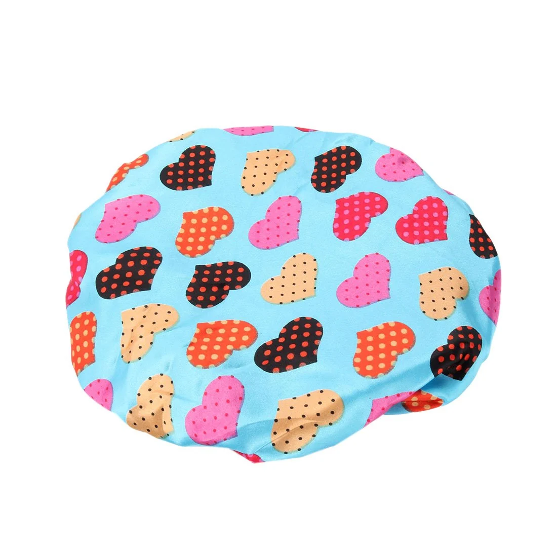 Selected Ruilogod Polyester Heart Pattern Lady Hair Protector Water Resistant Elastic Spa Bathing Shower Cap id 6cd d9c 67d 6ae 633 Environmentally Friendly