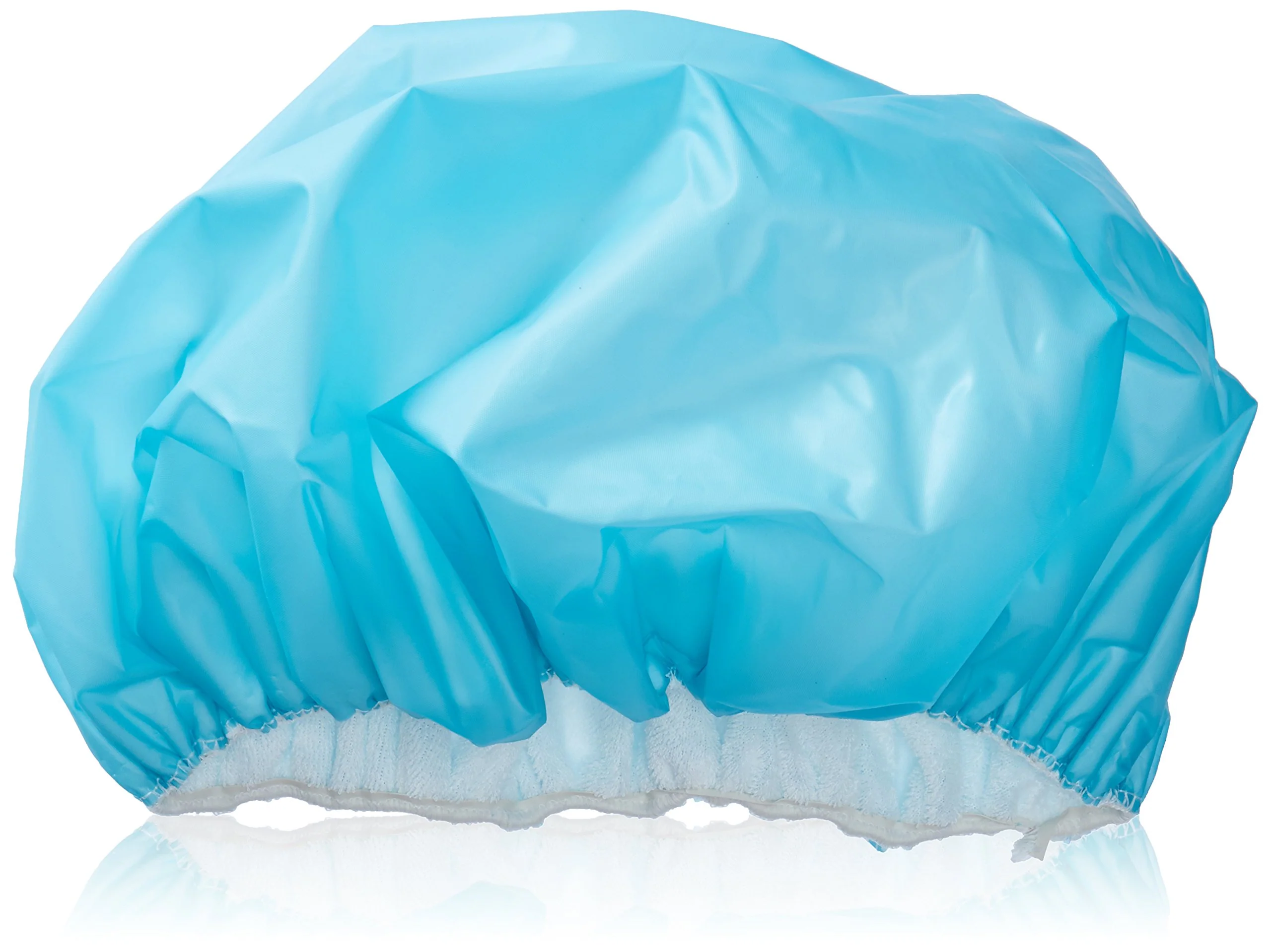 Luxury Scalpmaster 3081 Terry Lined Shower Cap Assorted Colors Easy-to-Use