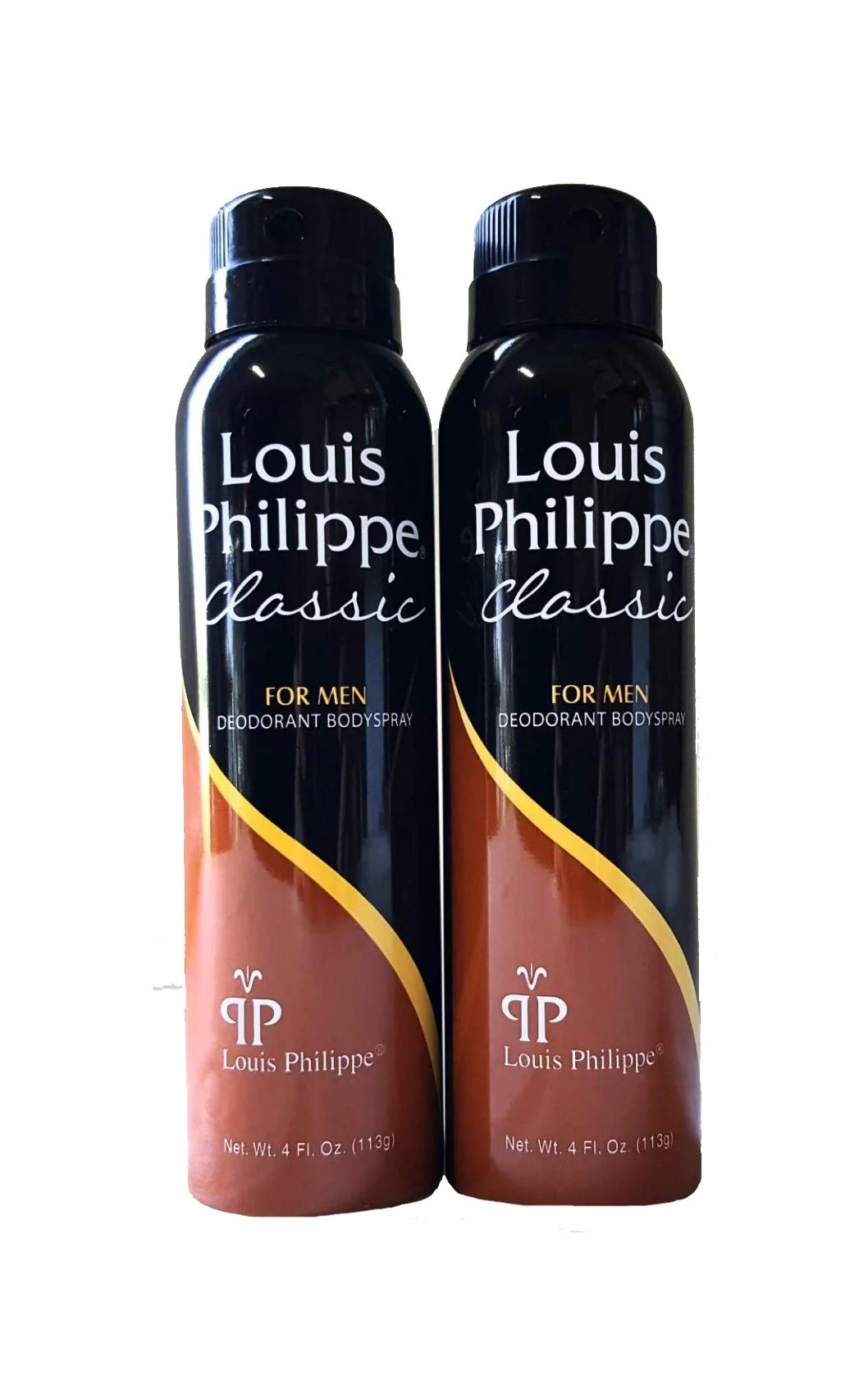 Prestigious Lot of 2 Louis Philippe Deodorant Spray 4 fl oz Aerosol New Quality