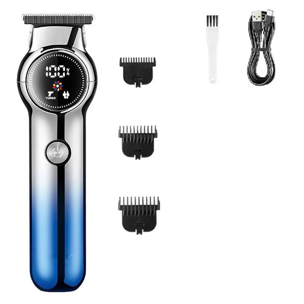 Fashionable GLESVOWIO Pro Hair Clipper Powerful Cordless Electric Professional Barber Beard Finishing Machine Official