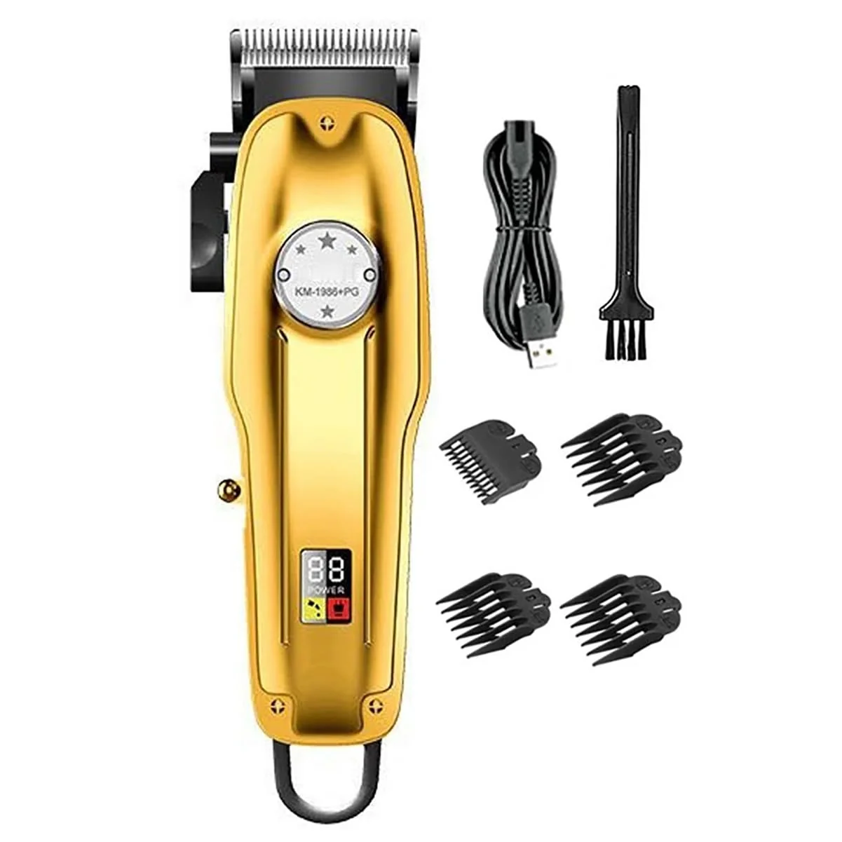 Responsible GLESVOWIO Mens Hair Clippers Professional Trimmer Men's Clipper Cordless Electric USB Charging LCD Display Barber Cutting Machine World-Class