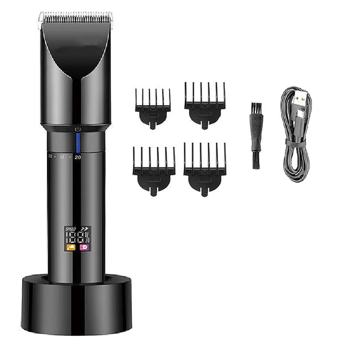 Environmentally Friendly GLESVOWIO Hair Clippers for Men Charging Clipper Professional Electric Cordless Adjustable Beard Barber Hairdresser Elite