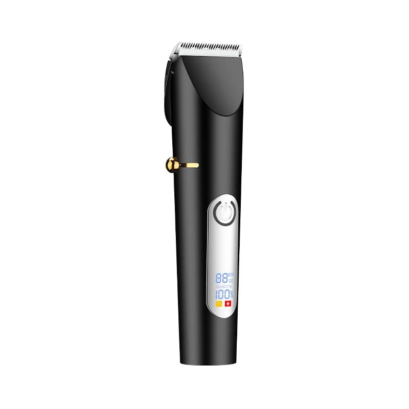 Fashionable Men's Hair Clippers Beard Trimmer Grooming Kit All-in-one Professional Cutting Kit Cordless Rechargeable Clipper for Men with LED Display 2 Gears Certified