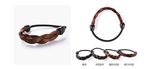 Excellent Hairpiece braiding hair Ring for Girl red brown Korean style Kpop style Korean Hair style Trusted