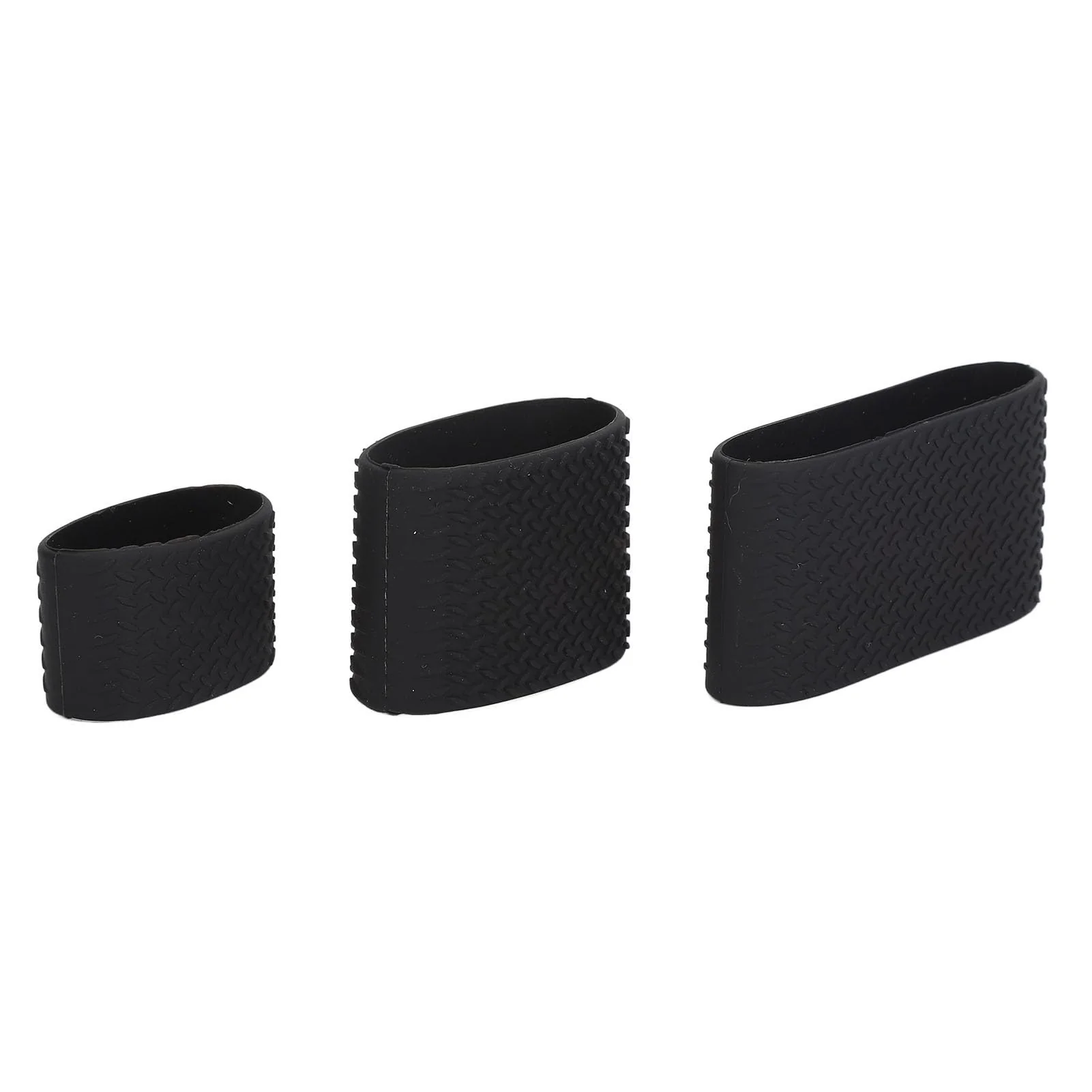 Verified Barber Clipper Elastic Bands Shock Absorption Heat Silicone 3pcs Clipper Sleeve Good Grip for Barber Shop Durable