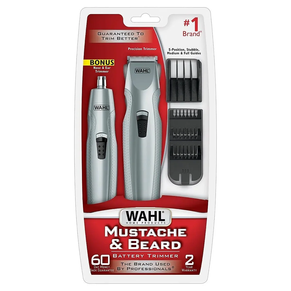 Efficient WAHL Mustache and Beard Trimmer Model 5606-420 Clean