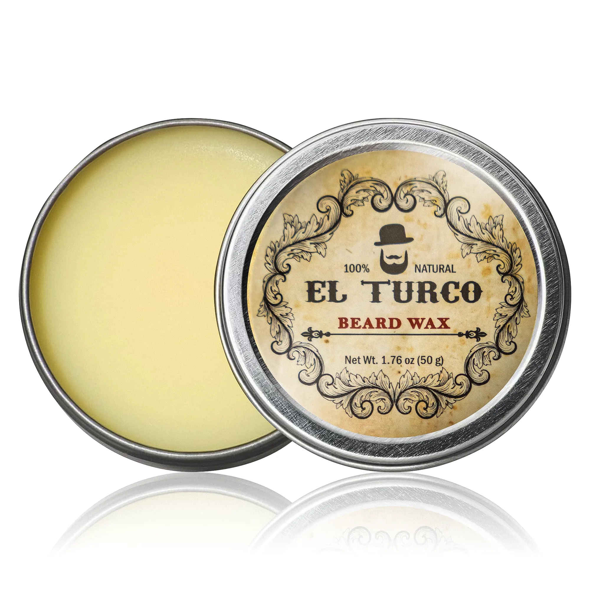 Efficient EL TURCO Beard Wax Strong Hold Natural Styling Wax with Shea Butter Beeswax Softens and Defines Unruly Beards Cedarwood Grapefruit Oils Beard Environmentally Friendly