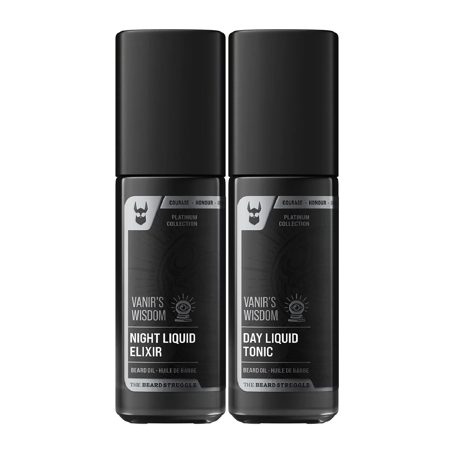 Prestigious The Beard Struggle Tonic Elixir Beard Oil Bundle - Platinum Collection - Grooming Beard Oil - Softens Moisturizers and Strengthens Beard Growth Practical
