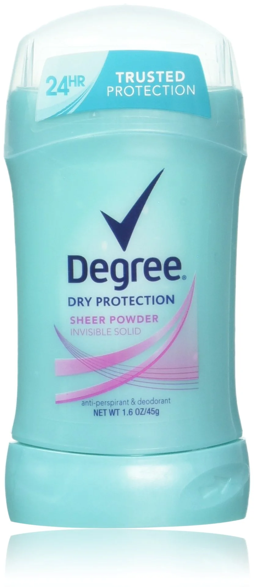 Sustainable Degree Women Anti-Perspirant and Deodorant Invisible Solid Sheer Powder 1.6 oz Pack of 10 Reusable