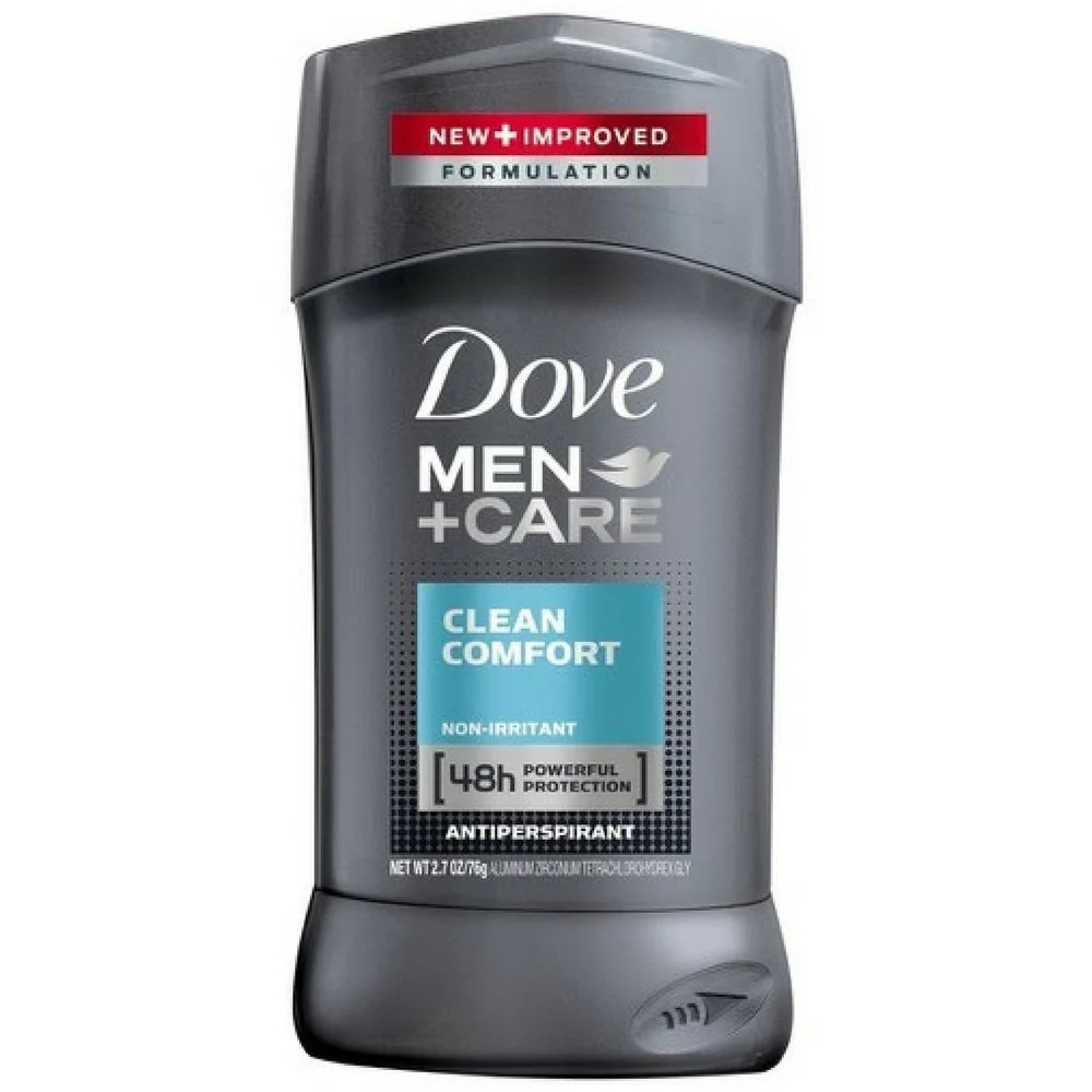 Elegant Dove Men Care Antiperspirant Deodorant Stick Clean Comfort 2.7 oz Pack of 5 Genuine