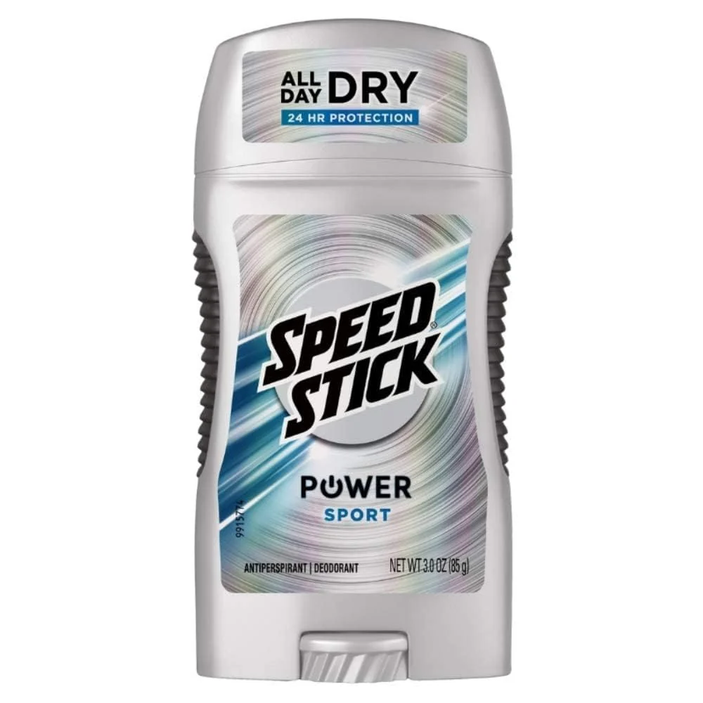 Effective Speed Stick Power Antiperspirant Deodorant Sport 3 oz Pack of 8 Long-Lasting