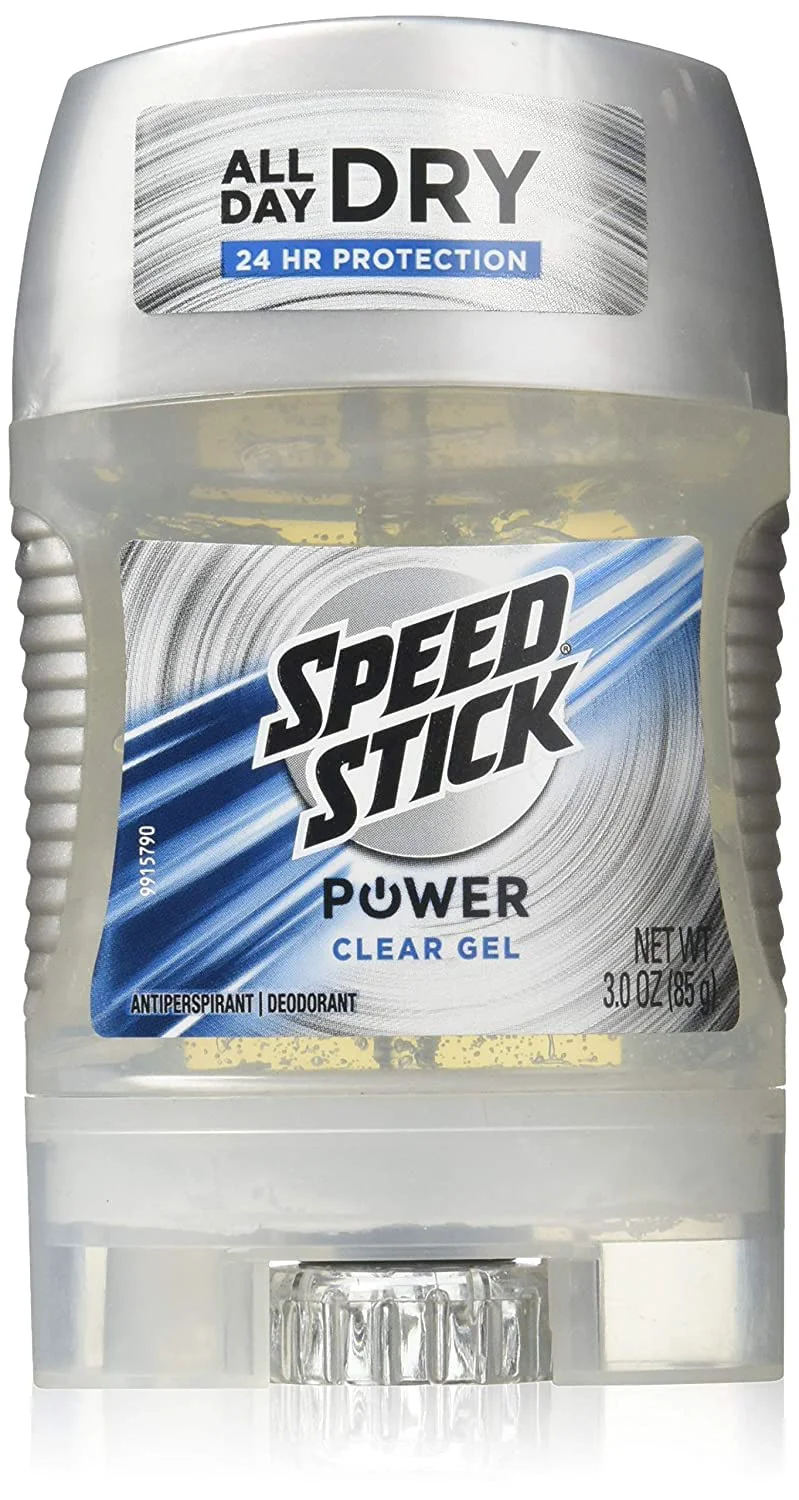Eco-Friendly Speed Stick Anti-Perspirant Deodorant Power Clear Gel 3 oz Pack of 8 Excellent