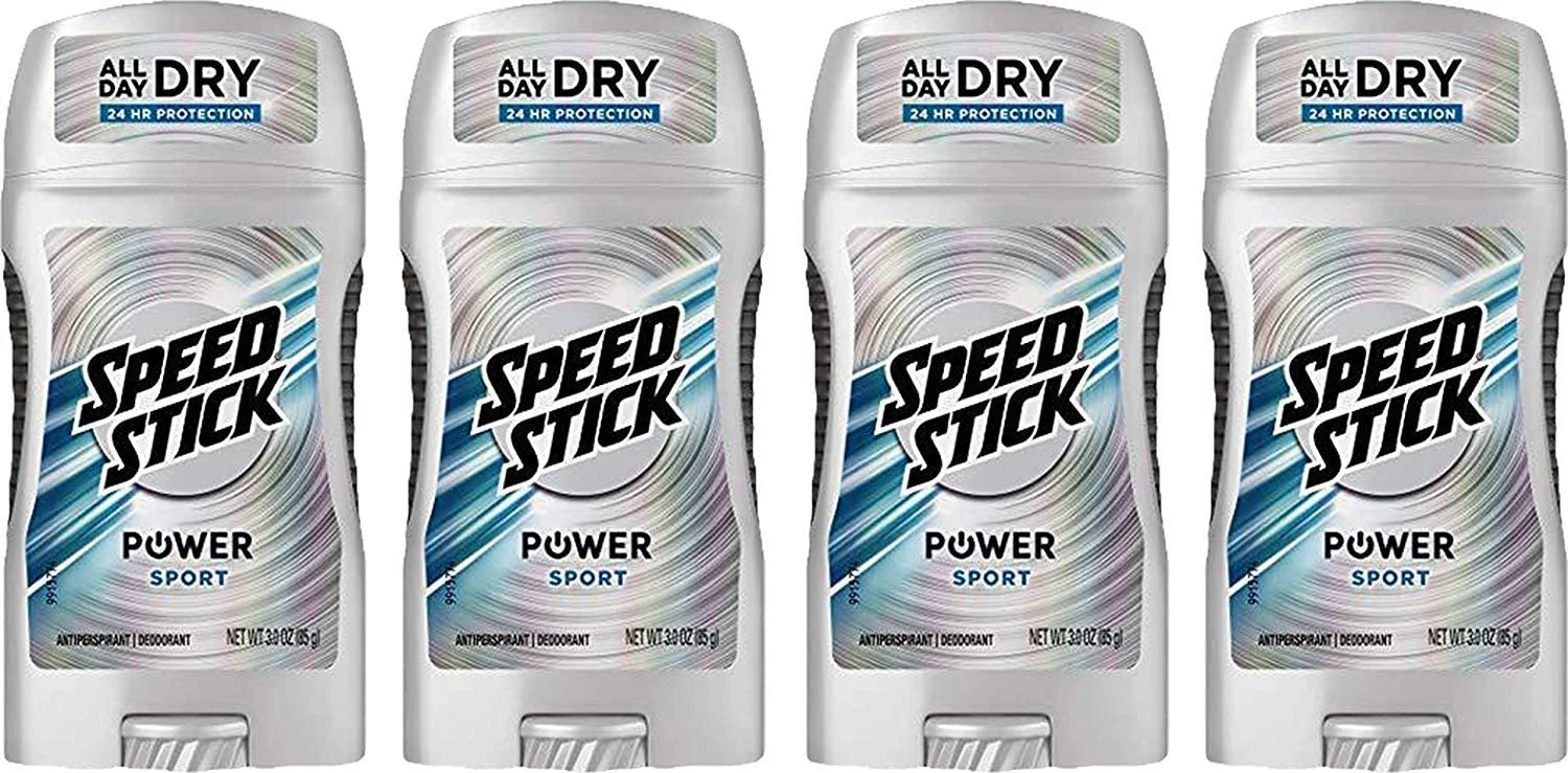 Consistent Speed Stick Power Anti-Perspirant Deodorant Unscented 3 oz Pack of 4 Comfortable